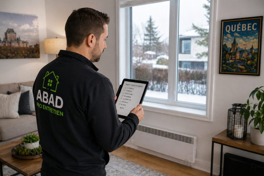 inspection intérieure maison Québec service surveillance propriété