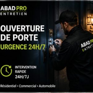 Ouverture de porte résidentielle jour Québec serrurier urgence
