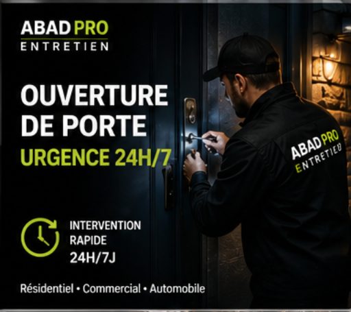 Ouverture de porte résidentielle jour Québec serrurier urgence