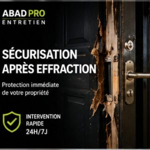Sécurisation après effraction réparation porte serrure Québec