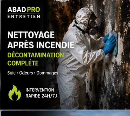 Nettoyage après incendie décontamination Québec